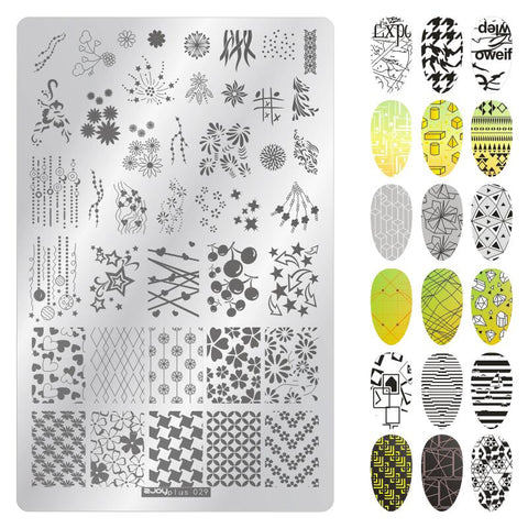 9.5X14.5cm Big Size Nail Stamping Plates