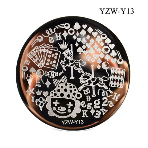 3 Sizes Flower Geometry Nail Stamping Plates