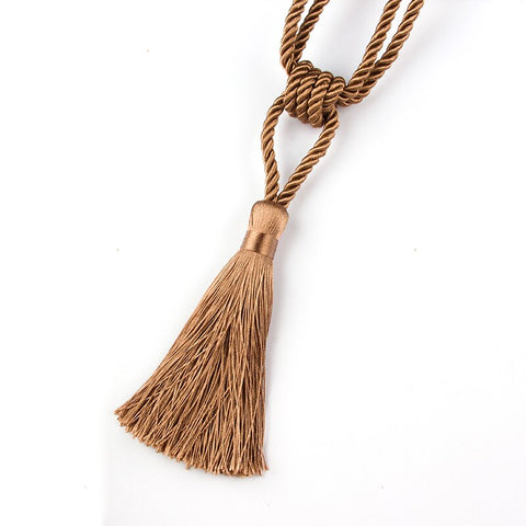 1Pc Handmade Tassel Curtain Tieback