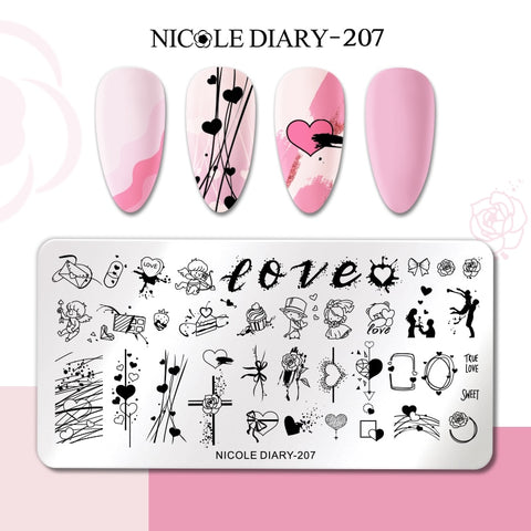 Nails Leaf Flower Manicure Decor