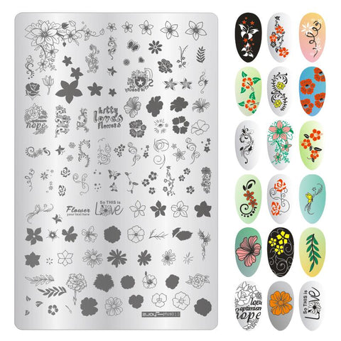 9.5X14.5cm Big Size Nail Stamping Plates