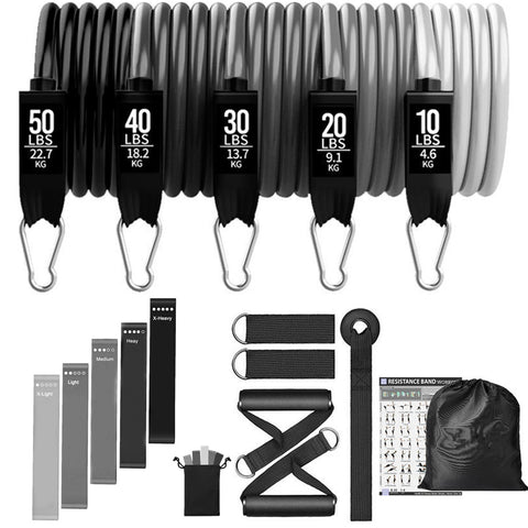 11 pieces Resistance Bands Set