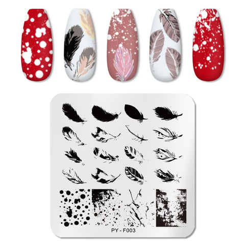 New Flower Geometry Nail Stamping Plates