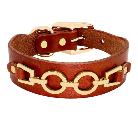Dog Durable Genuine Leather Collar