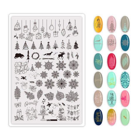 9.5X14.5cm Big Size Nail Stamping Plates