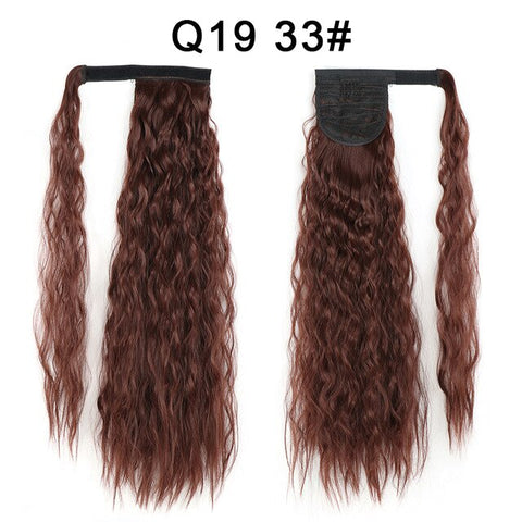 New Natural Hairpiece Headwear Hair Brown Grey