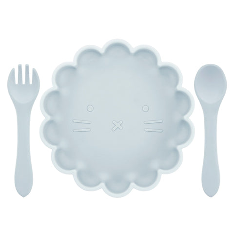 3pcs Baby Fork Plate Spoon