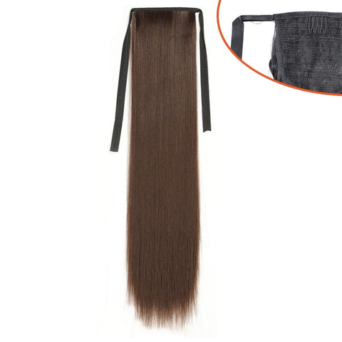 New Long Straight Pony Tail Synthetic Hair