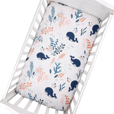 Newborn Baby Microfabric Crib Fitted Bedding