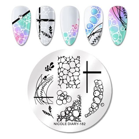 New Snake Leopard Nail Stamping Plates