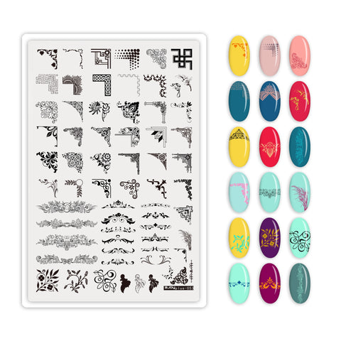 9.5X14.5cm Big Size Nail Stamping Plates