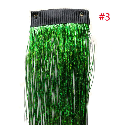Rainbow Shiny Sparkle Hair Tinsel Kit