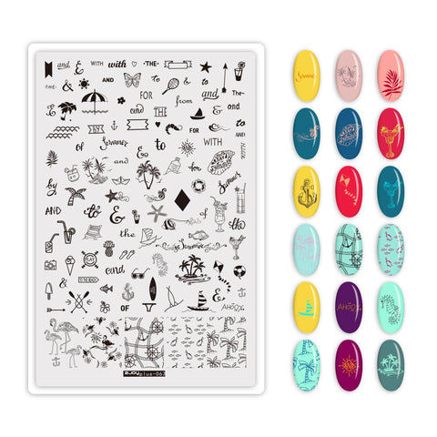 9.5X14.5cm Big Size Nail Stamping Plates