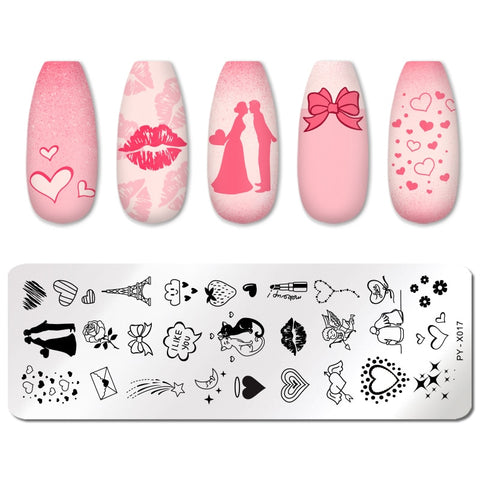 New Geometry Nail Stamping Plates