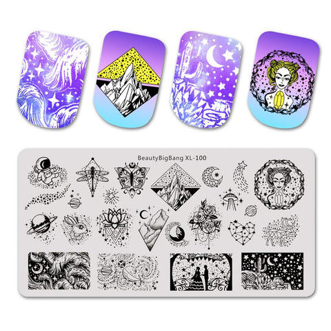 New Beauty Big Bang Animal Image Nail Art