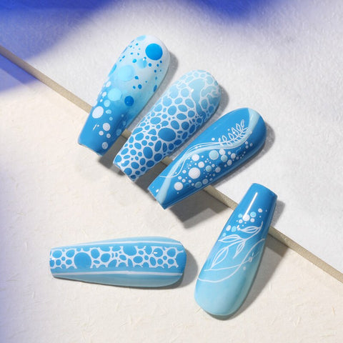 Nail Stamping Plates Flower Leaf Line Design Stamp