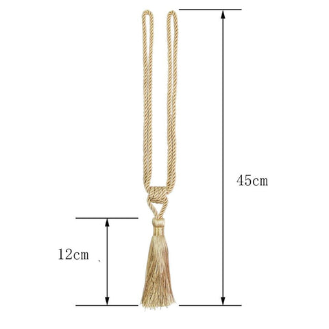 1Pc Handmade Tassel Curtain Tieback