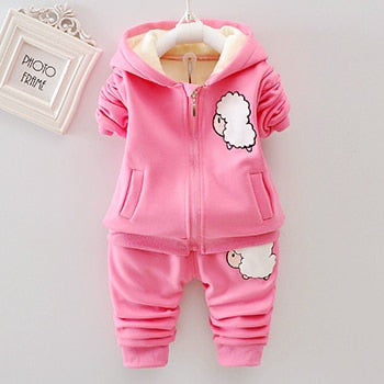Cute Sheep Winter Baby Clothing Set