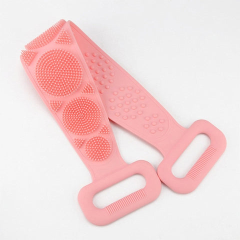 Back Rubbing Sided Silicone Bath Brush