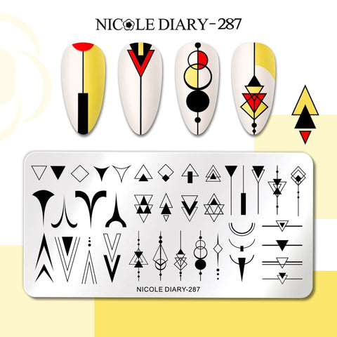 New Flower Leaves Nail Stamping Plates