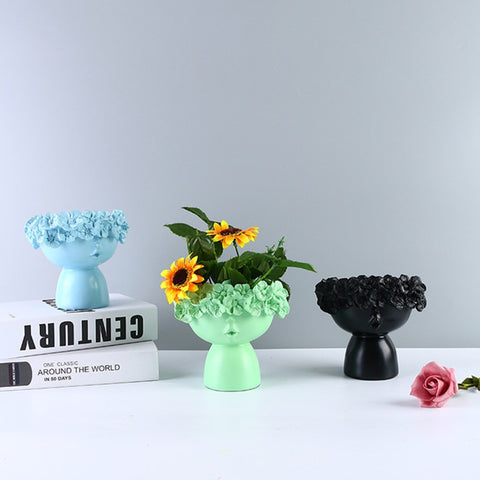 Nordic Home Decoration Resin Vase