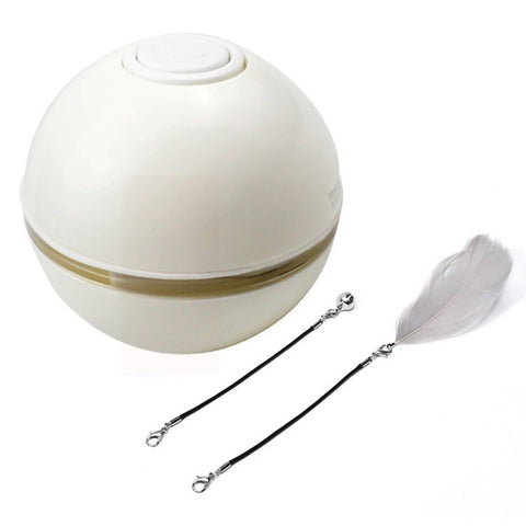 PET LED Self Rotating Ball Toy