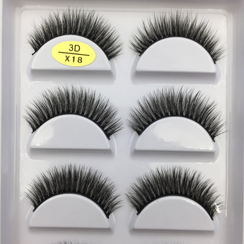 New Natural 3D Mink False Eyelashes