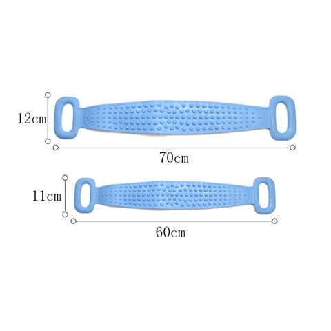 Back Rubbing Sided Silicone Bath Brush