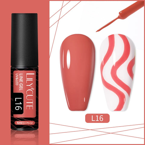 5ml Metallic Painting Liner Gel Polish