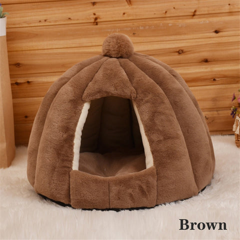 Funny Fruit Pumpkin Dog House Bed