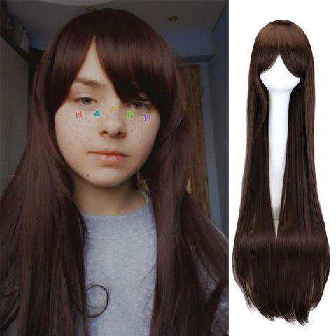 New Long Straight Cosplay Wig