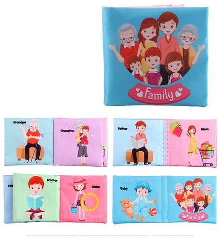 0-12Monthes Baby Cloth Book