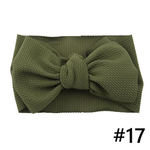 Baby Girls Big Bow Tie Hair Band