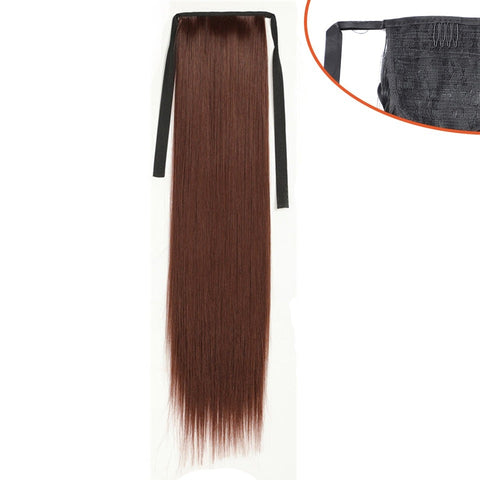New Long Straight Pony Tail Synthetic Hair