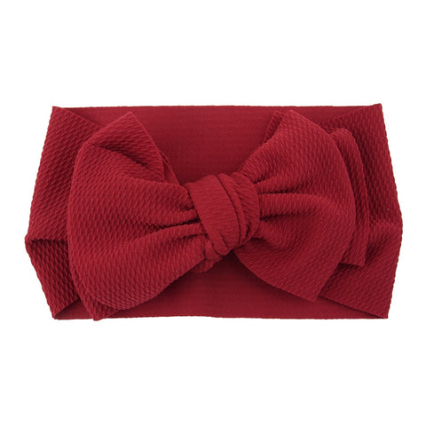 Baby Girls Big Bow Tie Hair Band