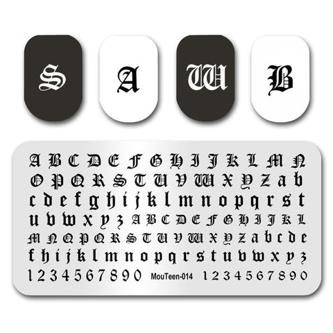 New Nail Plates Stamp King Manicure Set