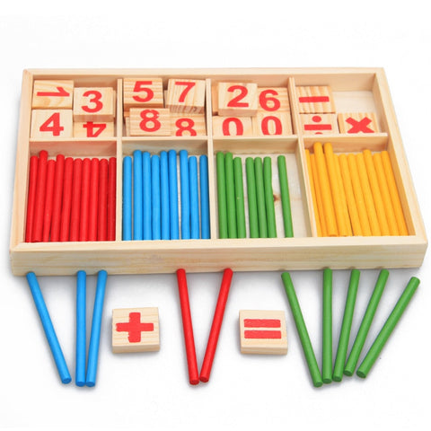 Kids Montessori Educational Wooden Math Toys