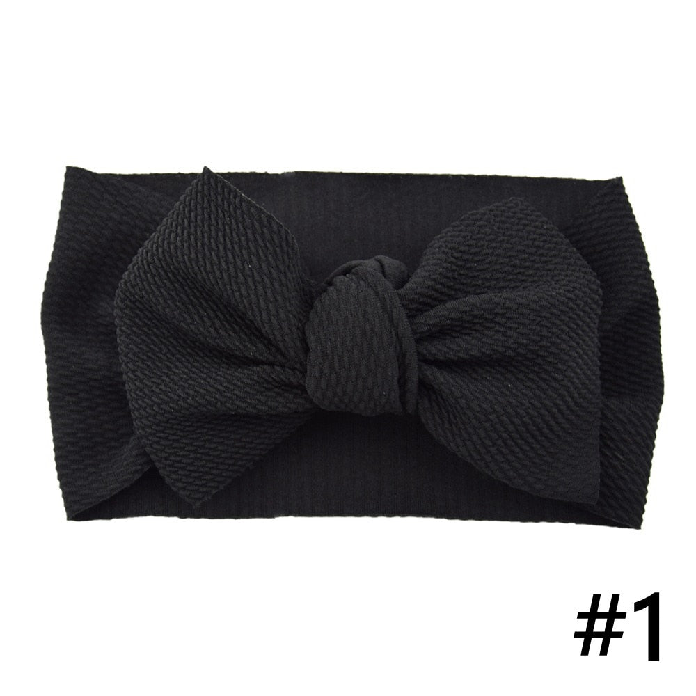Baby Girls Big Bow Tie Hair Band