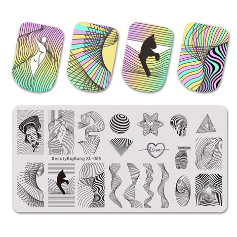 New Beauty Big Bang Animal Image Nail Art
