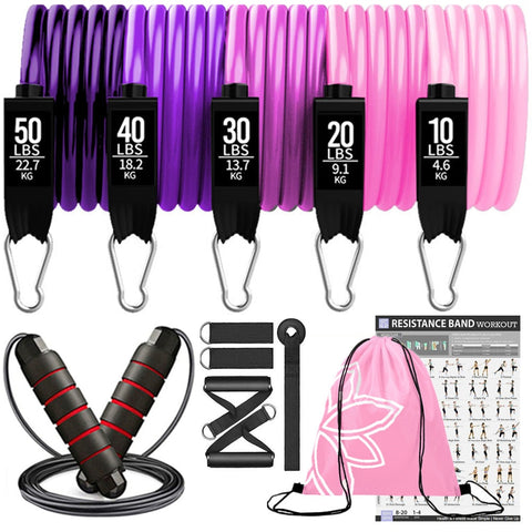 11 pieces Resistance Bands Set