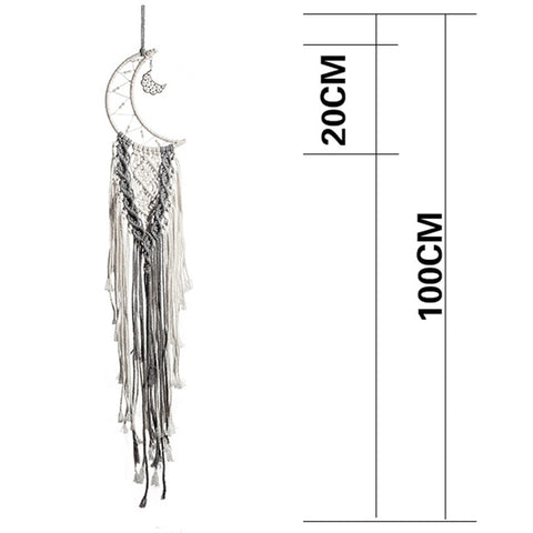 Nordic Star Moon Macrame