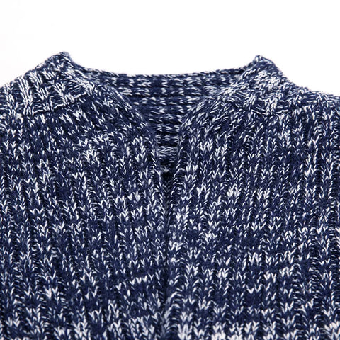 Men Autumn Knitted Sweater Coats Knitting Jumper Slim Fit Pull