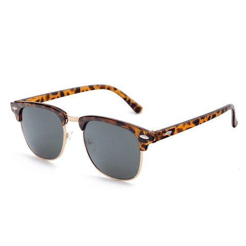 New Fashion  Semi Rimless Polarized Sunglasses