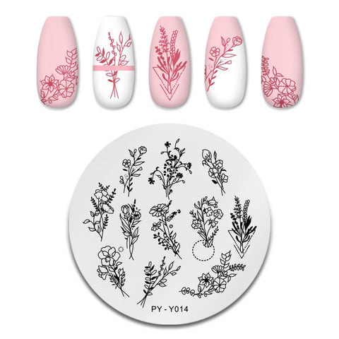 12*6cm Nail Art Templates Stamping Plate