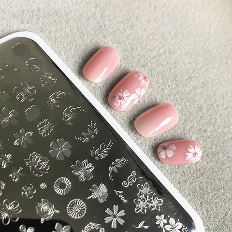 9.5X14.5cm Big Size Nail Stamping Plates