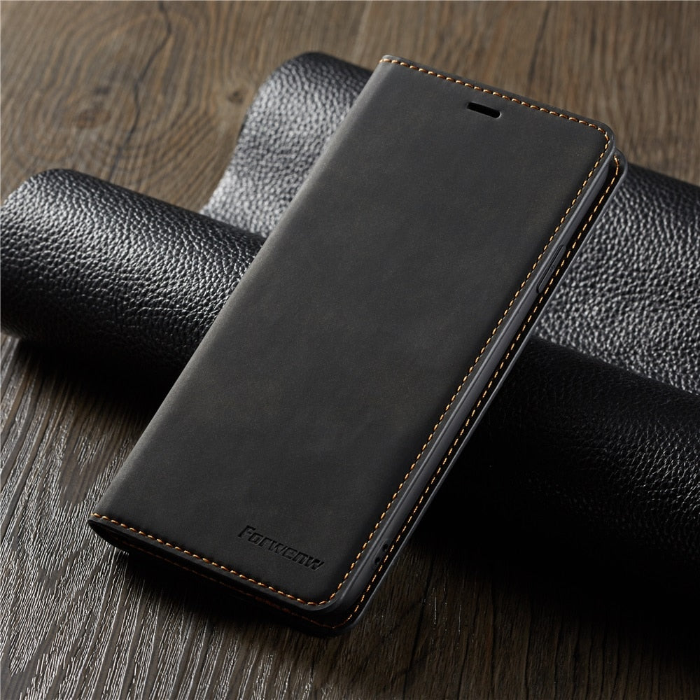 New Ultra Thin Suede Leather Wallet Case
