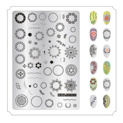 9.5X14.5cm Big Size Nail Stamping Plates