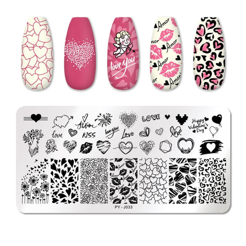 12*6cm Nail Art Templates Stamping Plate