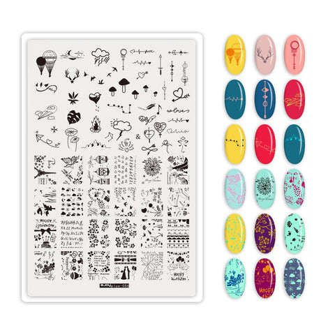 9.5X14.5cm Big Size Nail Stamping Plates