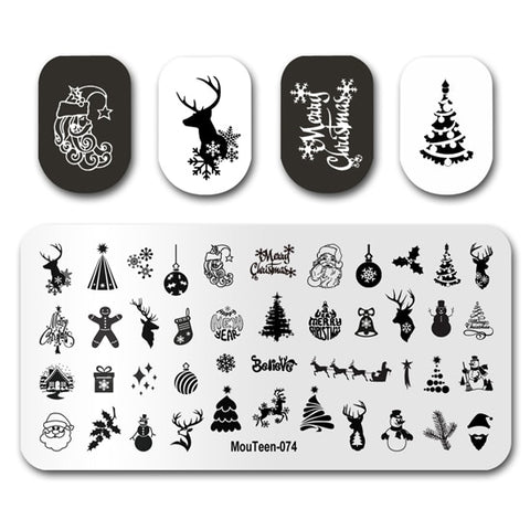 New Nail Plates Stamp King Manicure Set